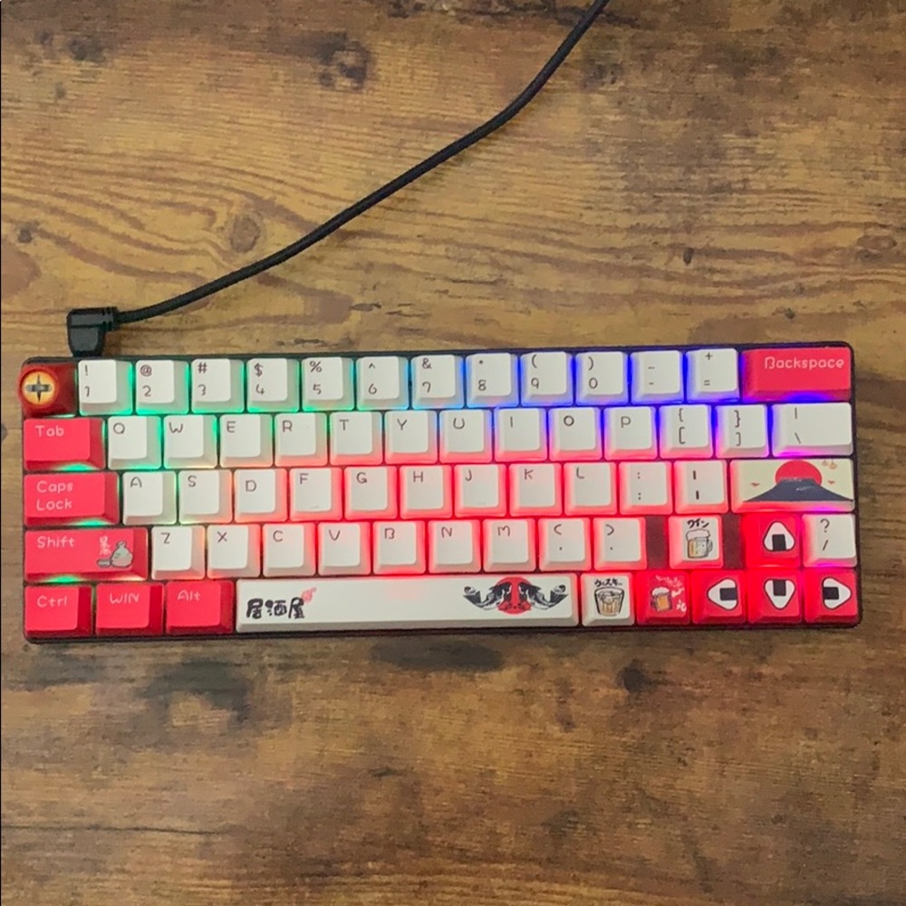 Custom Naruto Keyboard 60%